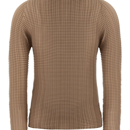 Issey Miyake Beige Polyester Blouse Issey Miyake