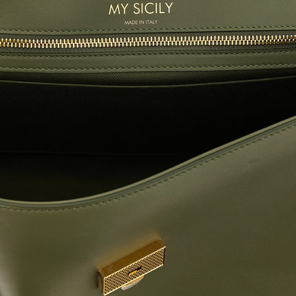 Dolce & Gabbana Bicolor Calfskin Handbag