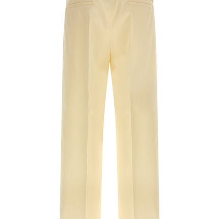 Moncler Beige Cotton Dress Pants