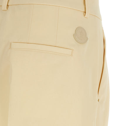 Moncler Beige Cotton Dress Pants