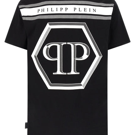 Philipp Plein Black Cotton T-Shirt