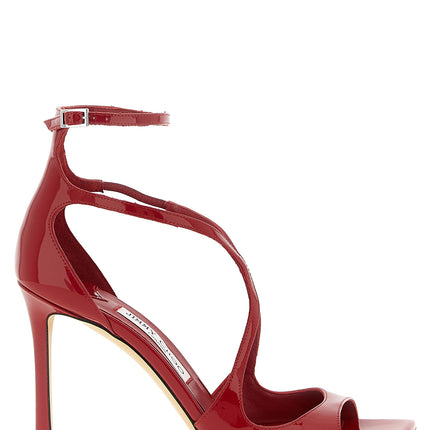 Jimmy Choo Multicolor Leather Stiletto Heel Sandals