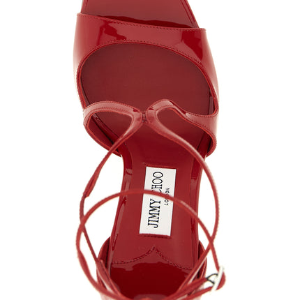 Jimmy Choo Multicolor Leather Stiletto Heel Sandals