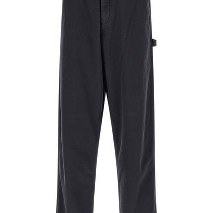 Moncler Blue Cotton Cargo Pants