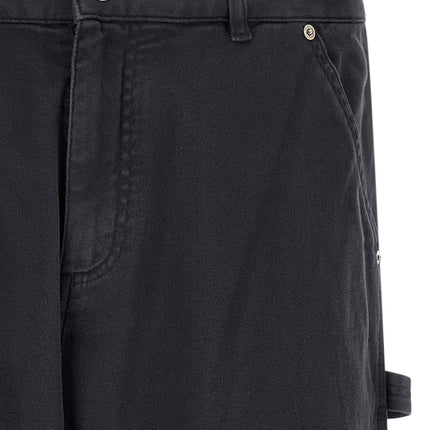 Moncler Blue Cotton Cargo Pants