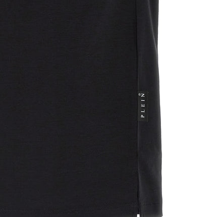 Philipp Plein Black Cotton Polo Shirt
