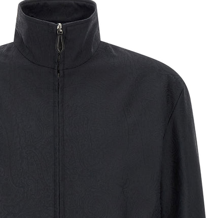 Etro Blue Polyamide Jacket