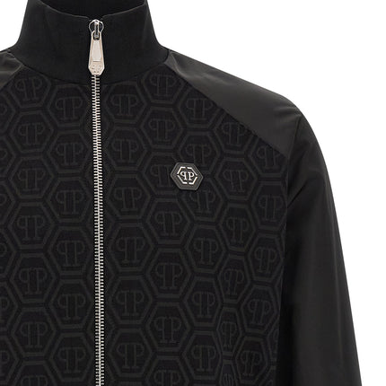Philipp Plein Black Cotton Sweatshirt