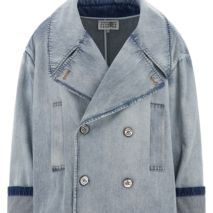 MM6 Maison Margiela Blue Cotton Denim Jacket