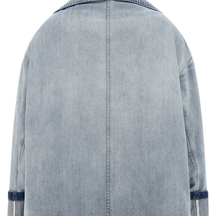 MM6 Maison Margiela Blue Cotton Denim Jacket