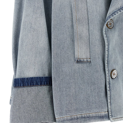 MM6 Maison Margiela Blue Cotton Denim Jacket