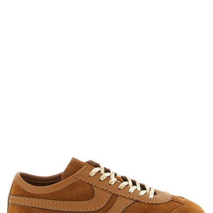 Dries Van Noten Brown Calfskin Sneakers
