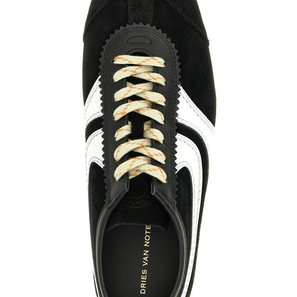 Dries Van Noten Bicolor Calfskin Sneakers