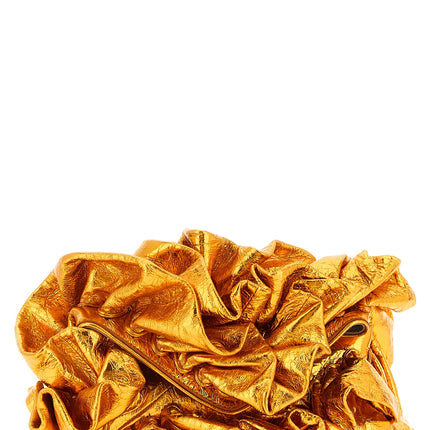Dries Van Noten Orange Cowhide Clutch Bag