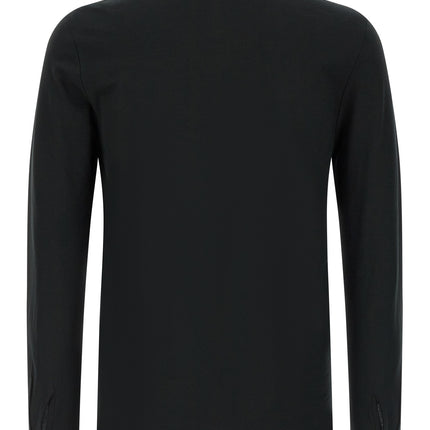 ZANONE Black Cotton Polo Shirt