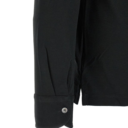 ZANONE Black Cotton Polo Shirt