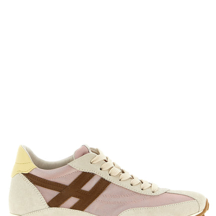 Hogan Multicolor Cotton Athletic Sneakers