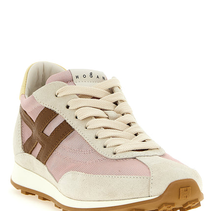 Hogan Multicolor Cotton Athletic Sneakers
