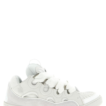 Lanvin White Calfskin Chunky Sneakers