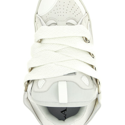 Lanvin White Calfskin Chunky Sneakers