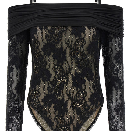Zimmermann Black Polyamide Bodysuit