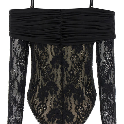 Zimmermann Black Polyamide Bodysuit