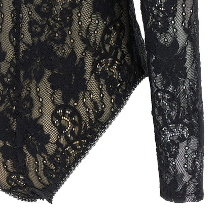 Zimmermann Black Polyamide Bodysuit