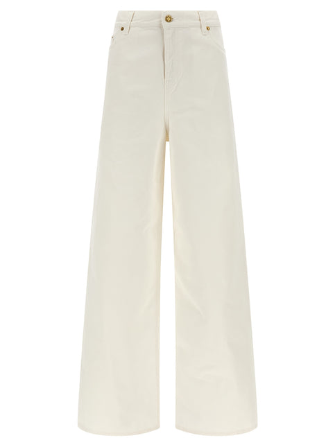 Golden Goose White Cotton Boyfriend Jeans