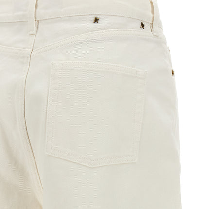 Golden Goose White Cotton Boyfriend Jeans
