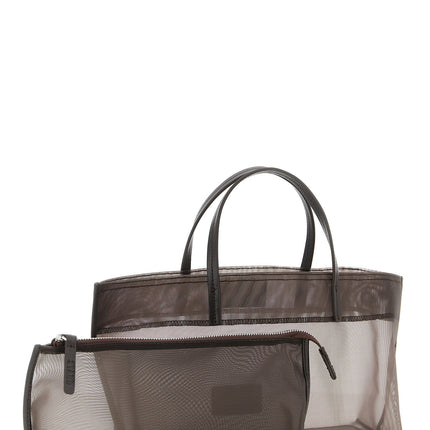 Staud Brown Polyamide Tote Bag