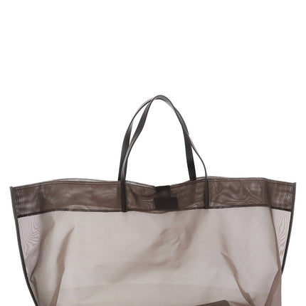 Staud Brown Polyamide Tote Bag