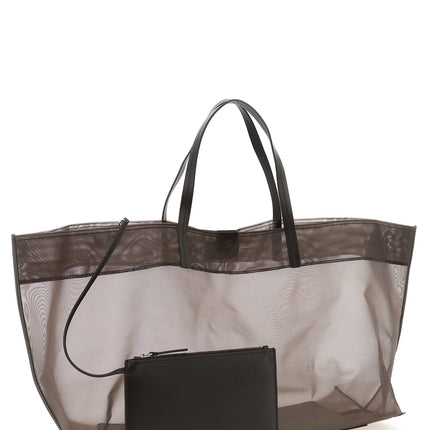 Staud Brown Polyamide Tote Bag