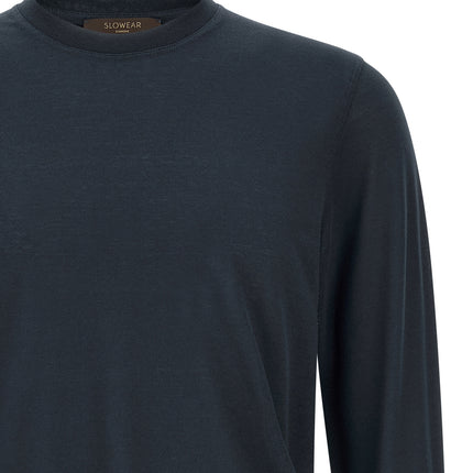 ZANONE Blue Cotton T-Shirt