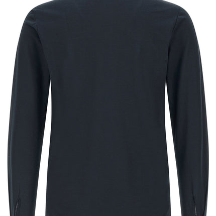 ZANONE Blue Cotton Polo Shirt