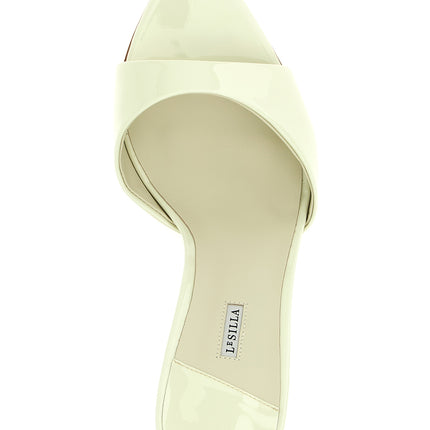 LE SILLA Bicolor Calfskin Stiletto Heel Sandals