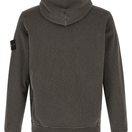 Stone Island Brown Cotton Sweatshirt