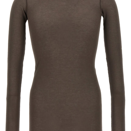 Rick Owens Gray Viscose T-Shirt