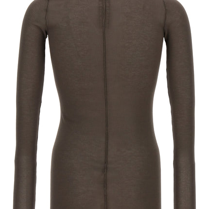 Rick Owens Gray Viscose T-Shirt