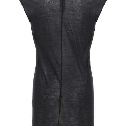 Rick Owens Black Cotton T-Shirt