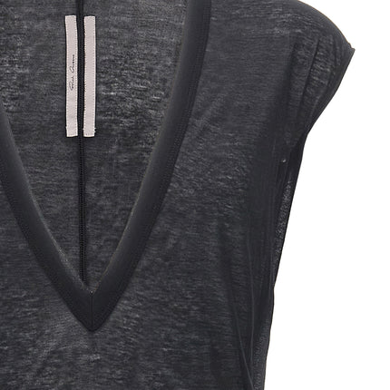 Rick Owens Black Cotton T-Shirt