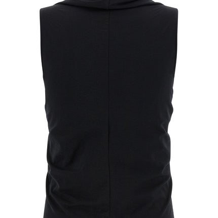 Rick Owens Black Cotton Tank Tops Rick Owens