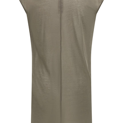 Rick Owens Gray Cotton T-Shirt