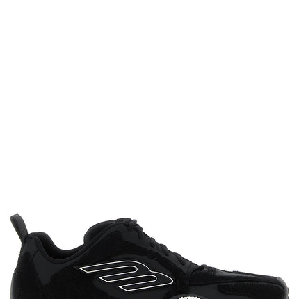Balenciaga Black Polyester Athletic Sneakers