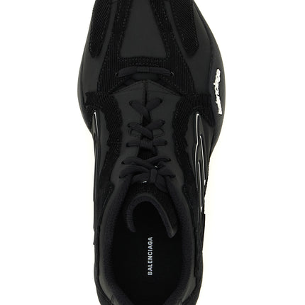 Balenciaga Black Polyester Athletic Sneakers