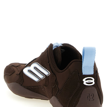 Balenciaga Brown Polyester Athletic Sneakers