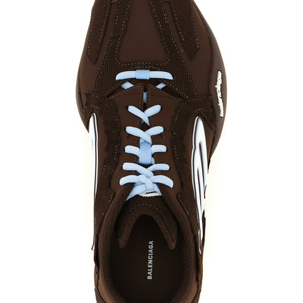 Balenciaga Brown Polyester Athletic Sneakers