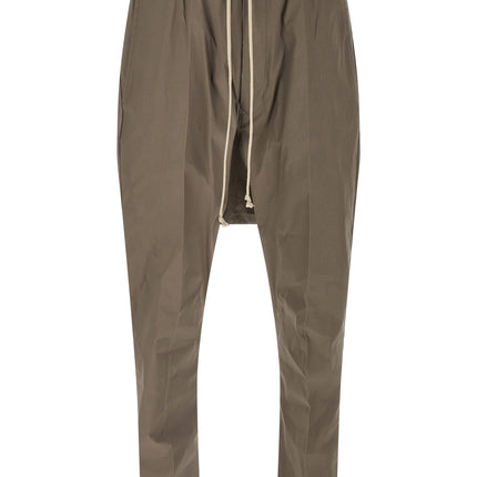 Rick Owens Gray Cotton Casual Pants
