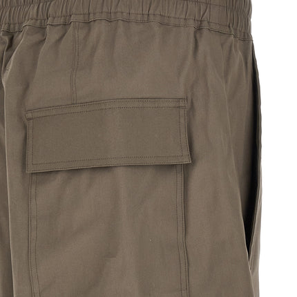 Rick Owens Gray Cotton Casual Pants