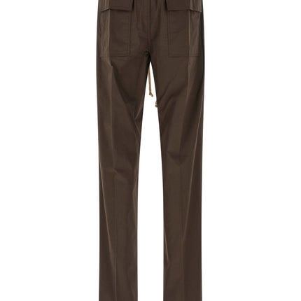 Rick Owens Brown Cotton Casual Pants