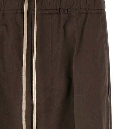 Rick Owens Brown Cotton Casual Pants